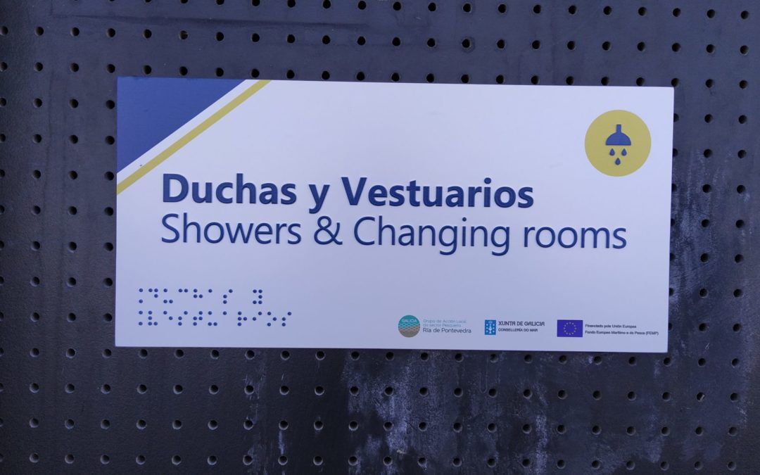 El Club Náutico de Portonovo, el primero de España en implantar en sus instalaciones el lenguaje braille, así como señalización y accesibilidad para colectivos discapacitados