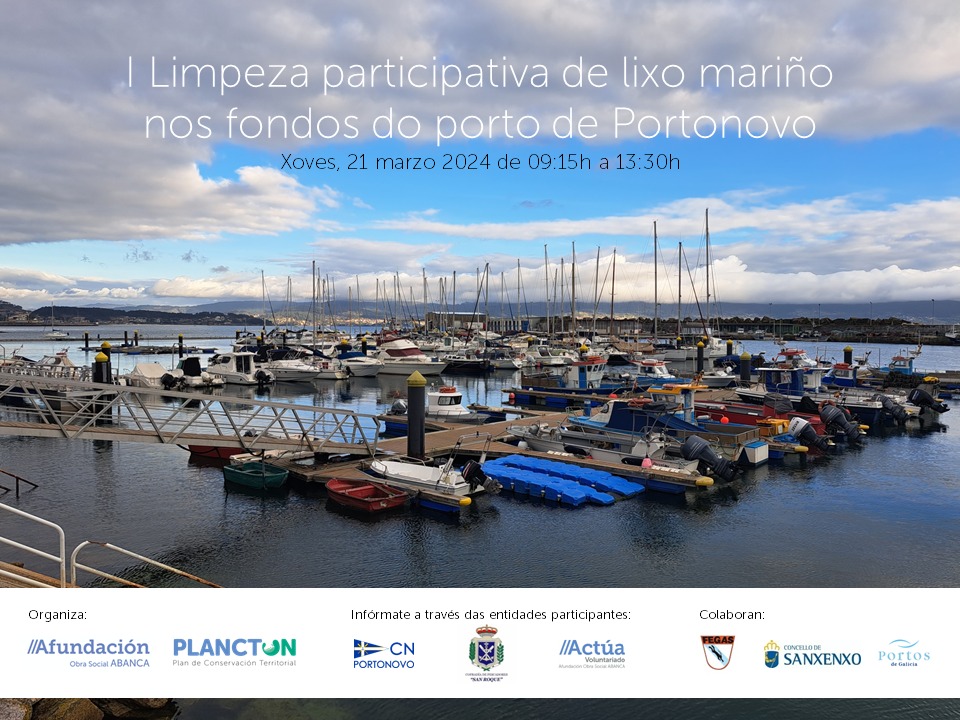 Próxima Limpieza del Puerto de Portonovo el 21 de marzo de 2024